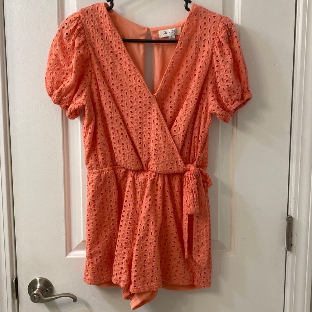 She+Sky eyelet romper